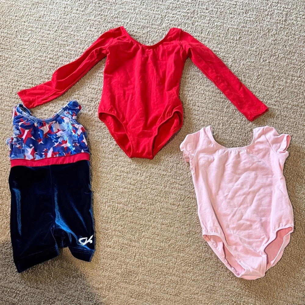 Lot of 3 Girl’s Leotards